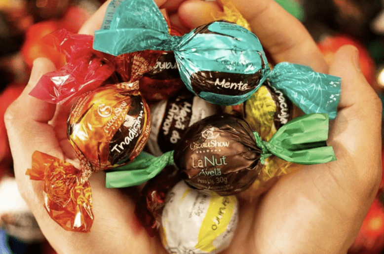 cacau show trufas gratis